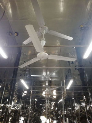 整車VOC環境測試艙內部