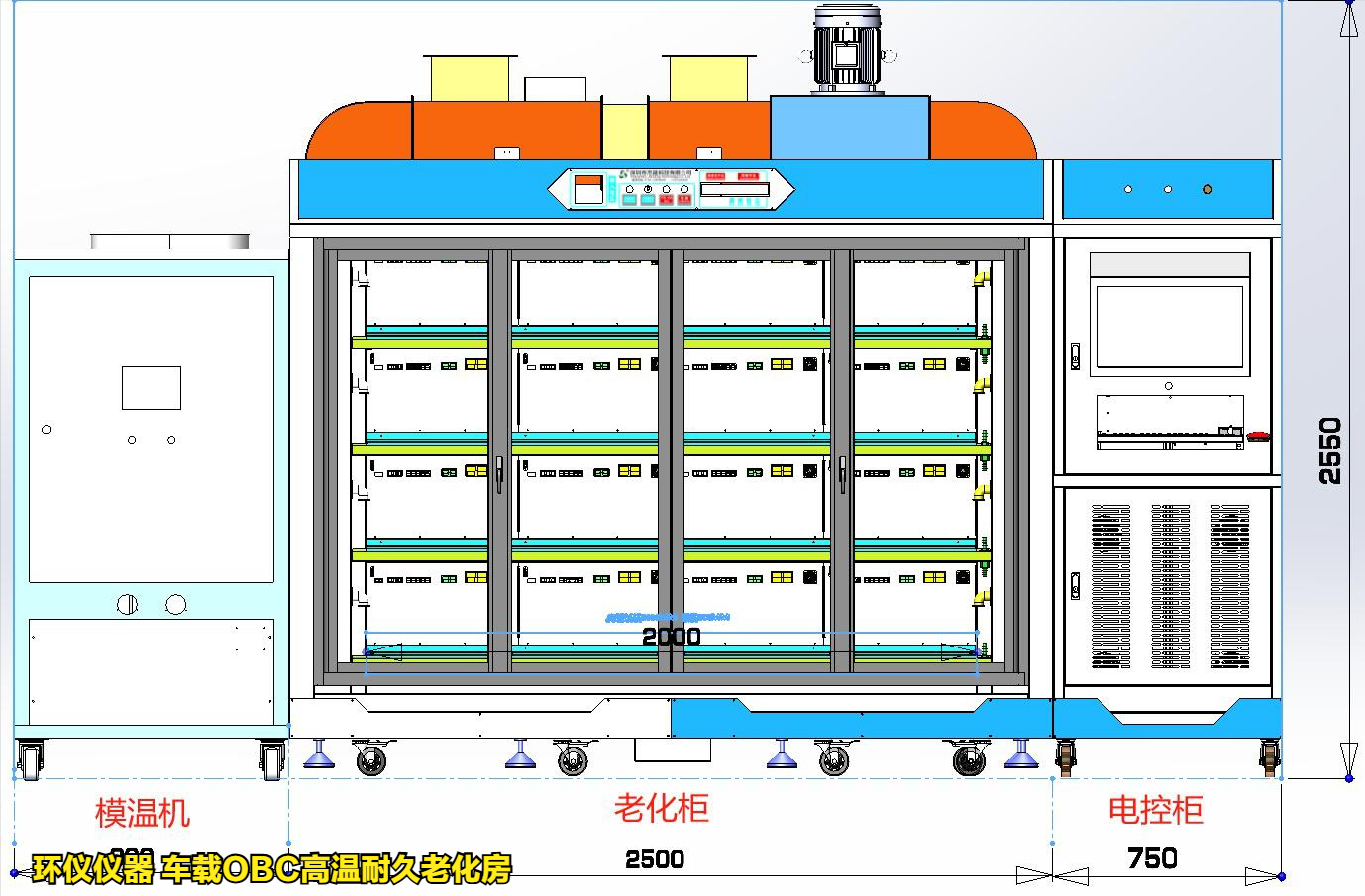 車載OBC高溫耐久老化房的系統(tǒng)設(shè)計(圖2)